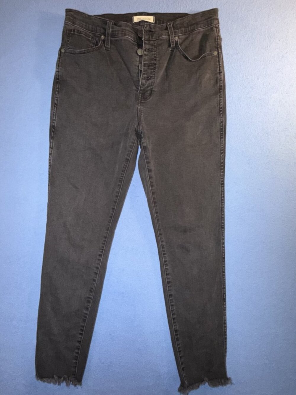 Madewell 10" High-Rise Skinny Jeans dark wash Size 31
